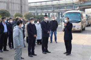安陽市委常委、龍安區委書記李可一行到安化集團公司10萬噸甲胺項目現場觀摩指導