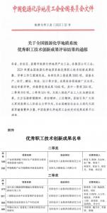 安化集團公司多項創新成果榮獲全國能源化學地質系統優秀職工創新成果